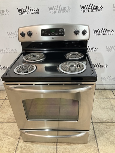 [97162] Ge Used Electric Stove 220volts (40/50 AMP) 30inches {3 prong} 