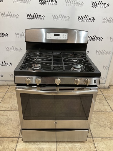 [97173] Ge Used Natural Gas Stove 30inches (Stainless Steel)