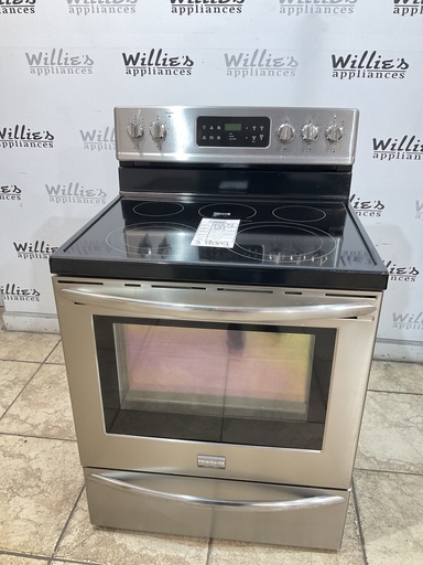 [97204] Frigidaire Used Electric Stove 220volts (40/50 AMP) 30inches {3 prong} (Stainless Steel) 