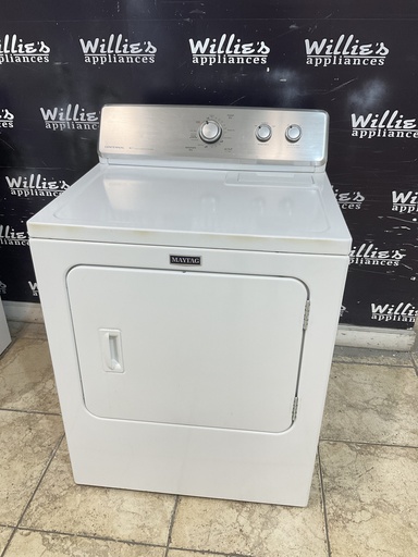 [97206] Maytag Used Electric Dryer 220volts (30 AMP) 29inches {4 prong} (White)