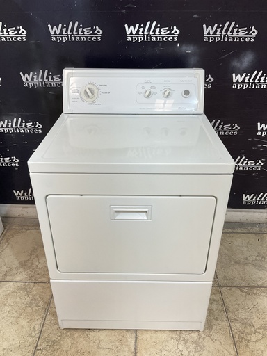 [97198] Kenmore Used Electric Dryer 220volts (30 AMP) 27inches {3 prong} (White)