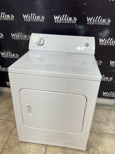 [97226] Whirlpool Used Electric Dryer 220volts (30 AMP) 29inches {3 prong} (White) 
