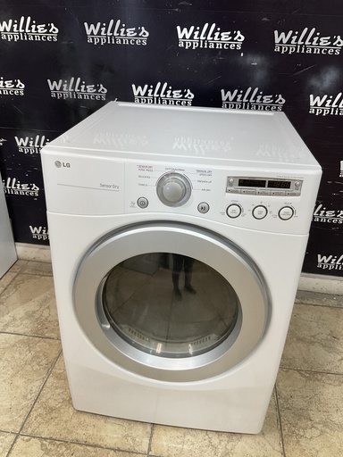 [97237] Lg Used Electric Dryer 220volts (30 AMP) 27inches {4 prong} (White) 