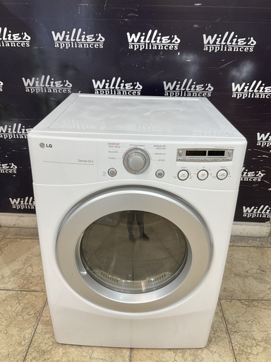 [97238] Lg Used Electric Dryer 220volts (30 AMP) 27inches {3 prong} (White)