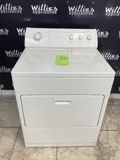 [97236] Whirlpool Used Electric Dryer 220volts (30 AMP) 29inches {3 prong} (Bisque) 