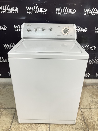 [97214] Whirlpool Used Washer Top-load 27inches (White) 