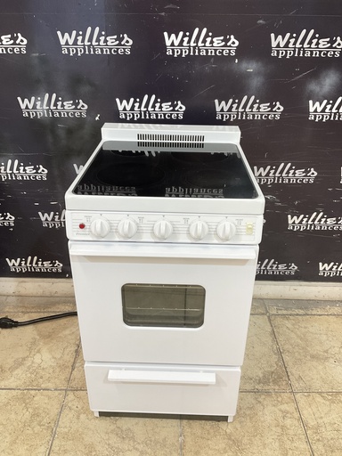 [97232] Premier Used Electric Stove 220volts (40/50 AMP) 20inches {4 prong} (White) 