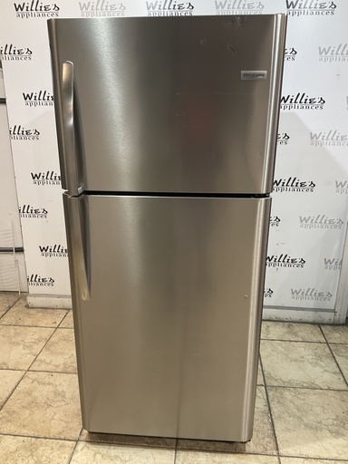 [97250] Frigidaire Used Refrigerator Top and Bottom 30x68 1/2” 