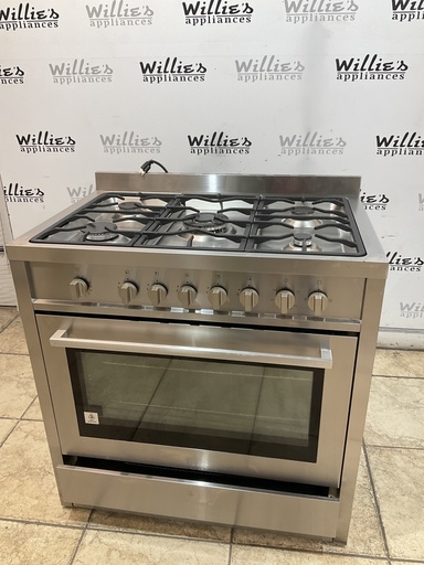 [97260] Cosmo Used Natural Gas Stove 36inches (Stainless Steel) 