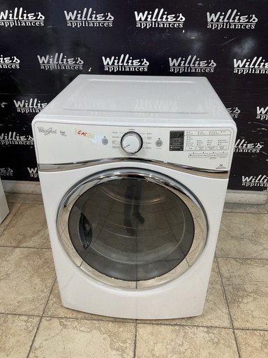 [97265] Whirlpool Used Natural Gas Dryer 27inches (White)