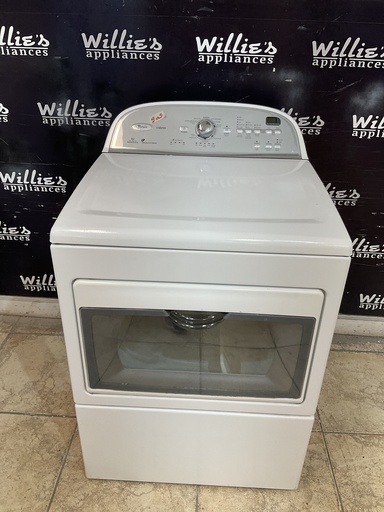 [97295] Whirlpool Used Natural Gas Dryer 27inches (White)