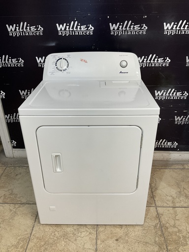 [97285] Amana Used Natural Gas Dryer 29inches (White)