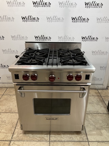 [97270] Wolf Used Gas Propane Stove 30inches (Stainless Steel) 