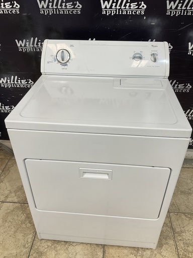 [97328] Whirlpool Used Electric Dryer 220volts (30 AMP) 29inches {3 prong} (White) 