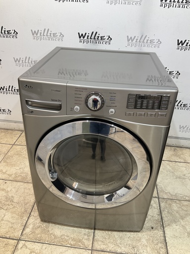 [97263] Lg Used Electric Dryer 220volts (30 AMP) 27inches {3 prong} (Grey) 