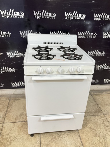 [97273] Premier Used Gas Propane Stove 24inches (White)