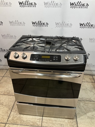 [97294] Ge Used Natural Gas Stove 30inches (Stainless Steel)
