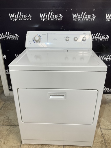 [97349] Whirlpool Used Electric Dryer 220volts (30 AMP) 29inches {4 prong} (White) 