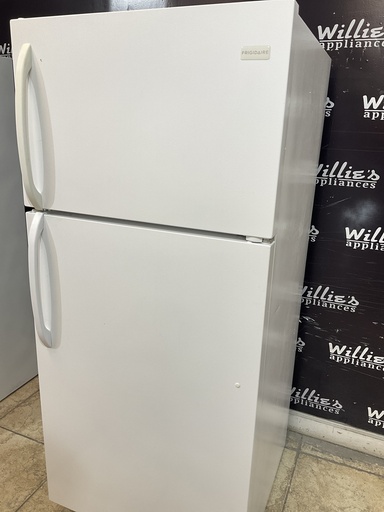 [97345] Frigidaire Used Refrigerator Top and Bottom 28x64 1/2” (White)