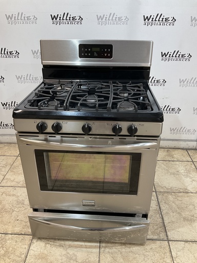 [97312] Frigidaire Used Natural Gas Stove 30inches (Stainless Steel) 