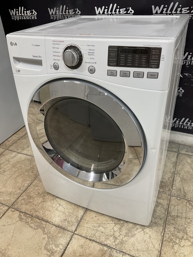 [97367] Lg Used Natural Gas Dryer 27inches (White) 
