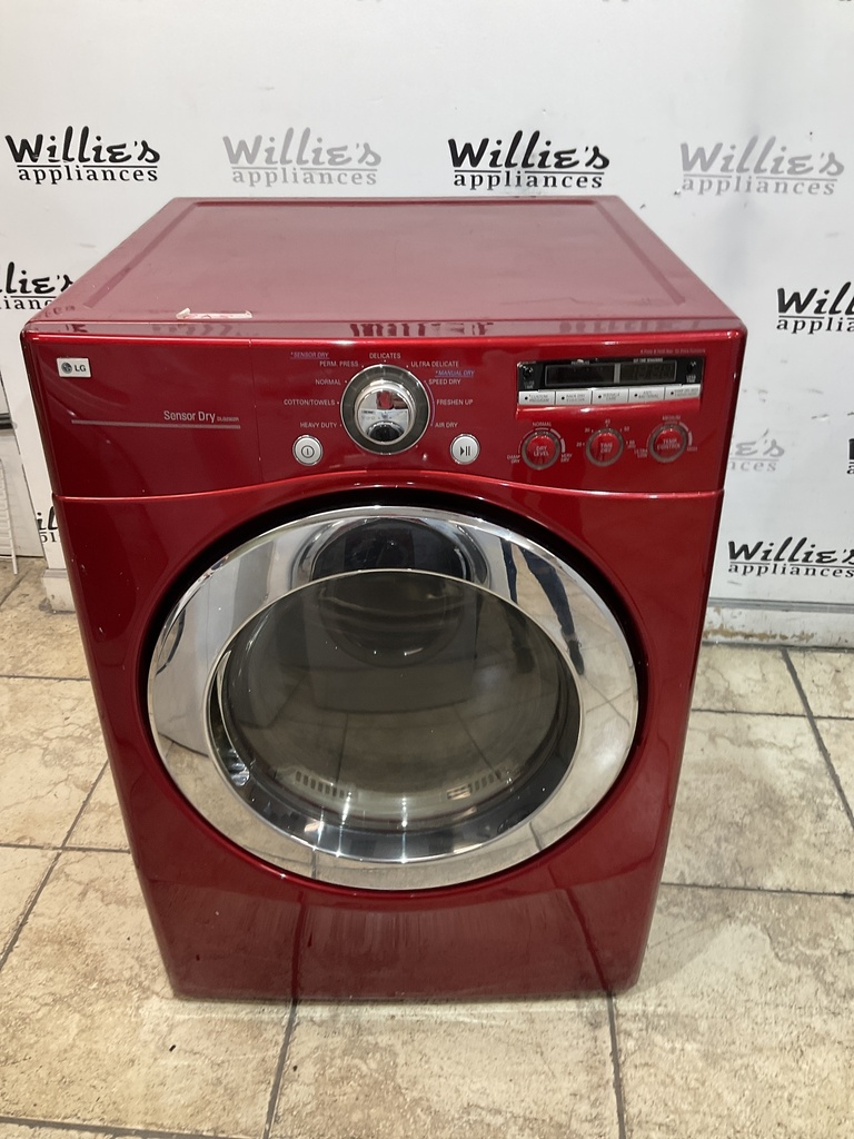 Lg Used Natural Gas Dryer 27inches (Red) 