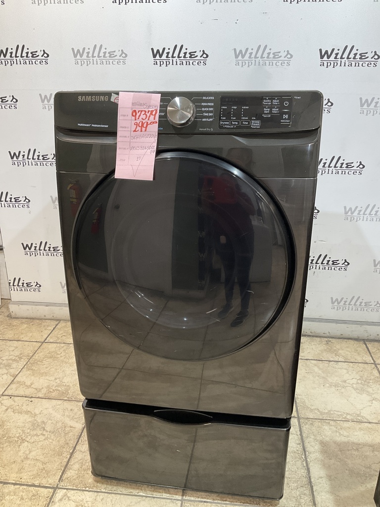 Samsung Used Natural Gas Dryer 27inches (Black)