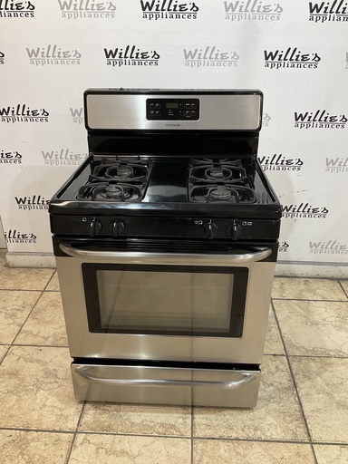 [97342] Frigidaire Used Natural Gas Stove 30inches (Stainless Steel) 