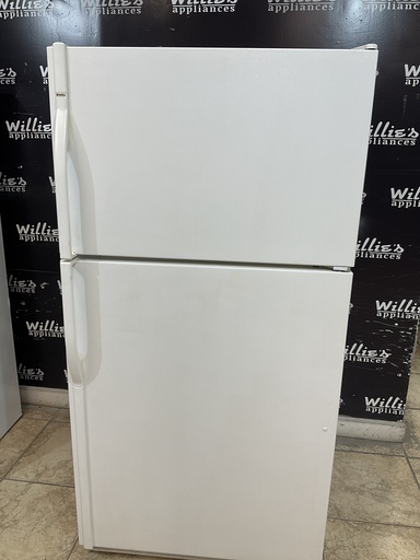 [97353] Kenmore Used Refrigerator Top and Bottom 33x65 1/2” (White) 