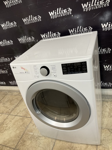 [97374] Lg Used Natural Gas Dryer 27inches (White)