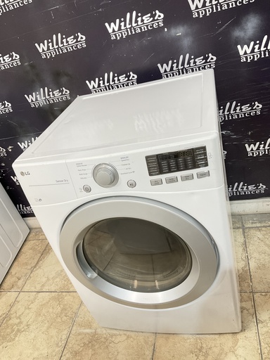 [97384] Lg Used Natural Gas Dryer 27inches (White) 