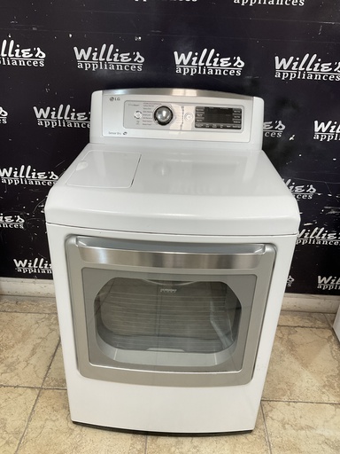 [97373] Lg Used Electric Dryer 220volts (30 AMP) 27inches {3 prong} (White)
