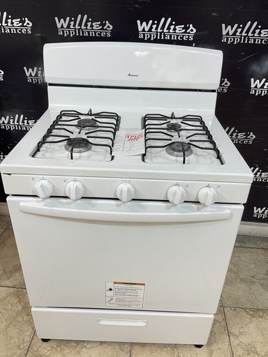 [97416] Amana Used Natural Gas Stove 30inches (White)