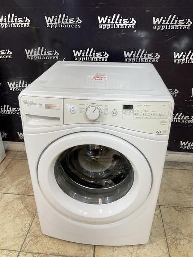 [97450] Whirlpool Used Washer Front-load 27inches (White) 