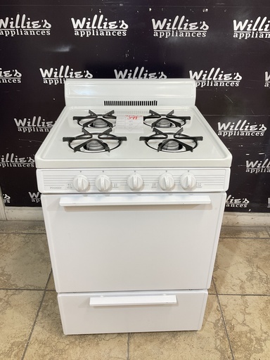 [97454] Premier Used Natural Gas Stove 24inches (White) 