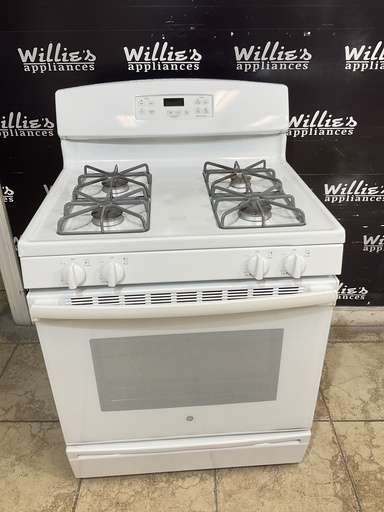 [97474] Ge Used Natural Gas Stove 30inches (White)
