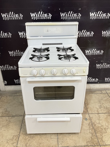 [97467] Premier Used Natural Gas Stove 24inches (White) 