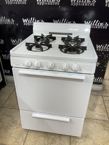[97486] Premier Used Natural Gas Stove 24inches (White) 