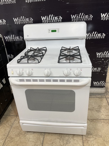[97479] Ge Used Natural Gas Stove 30inches (White) 