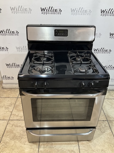 [97478] Frigidaire Used Natural Gas Stove 30inches (Stainless Steel ) 