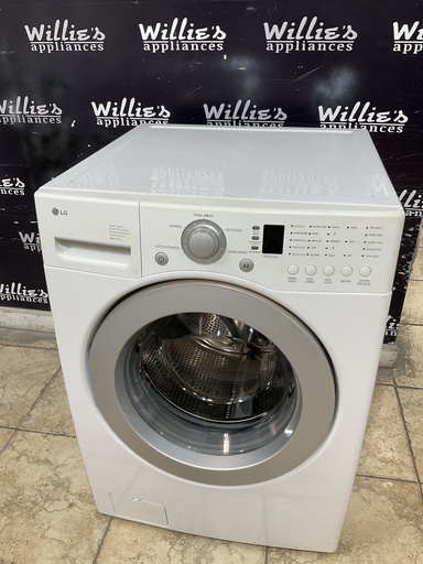 [97489] Lg Used Washer Front-load 27inches (White) 