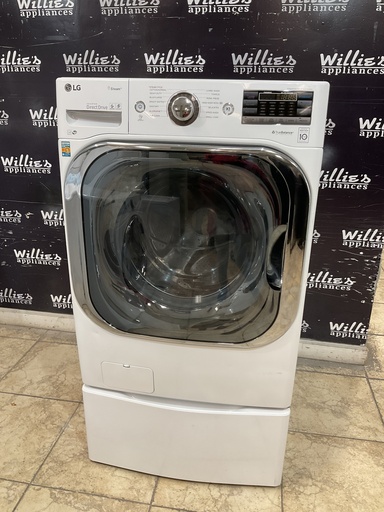 [97480] Lg Used Washer Front-load 29inches (White) 