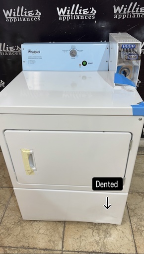 [97530] Whirlpool New Open Box  Electric Dryer 220volts (30 AMP) 27inches {no cord} (White)