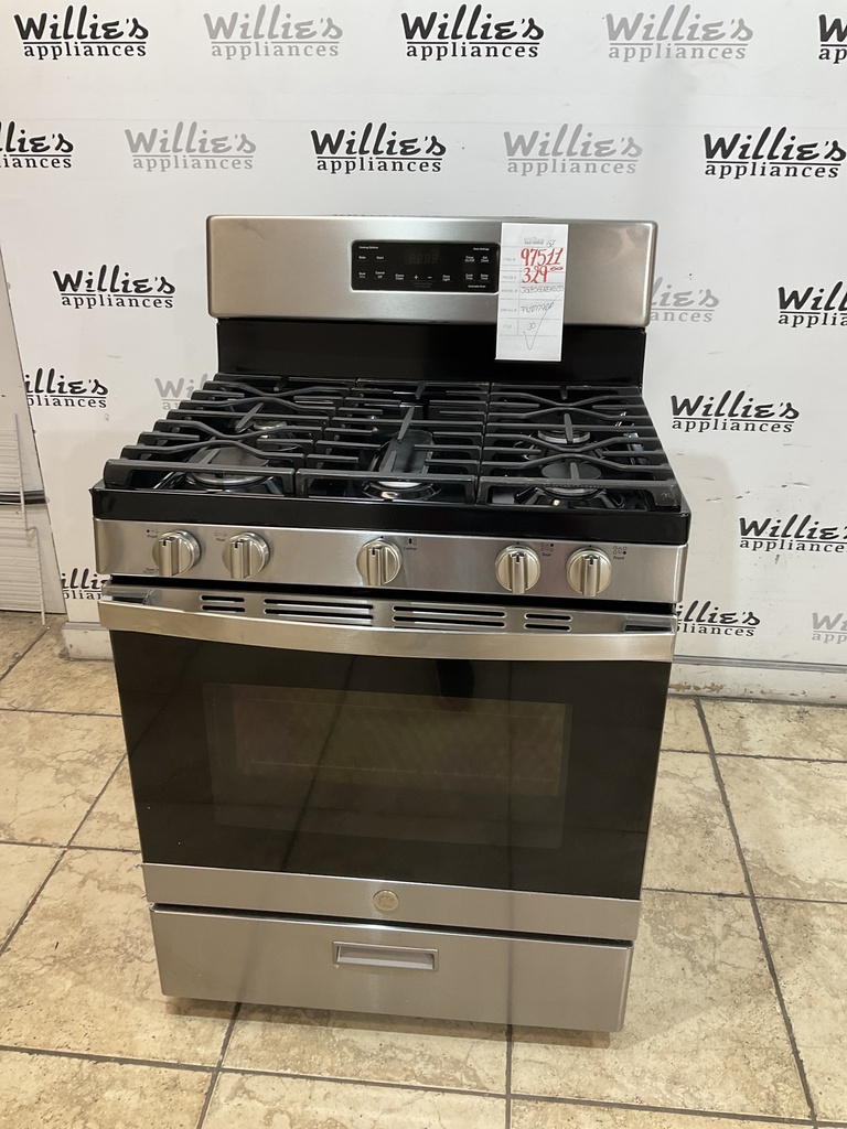 Ge Used Natural Gas Stove 30inches (Stainless Steel) | Willie's ...