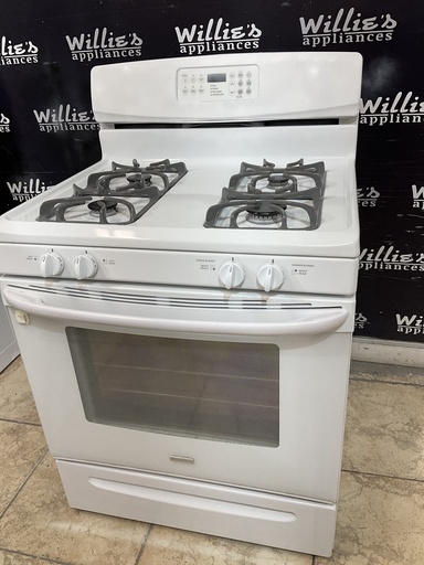 [97539] Kenmore Used Natural Gas Stove 30inches (White) 