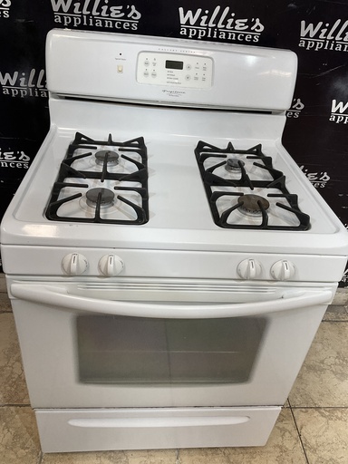 [97559] Frigidaire Used Natural Gas Stove 30inches (White) 