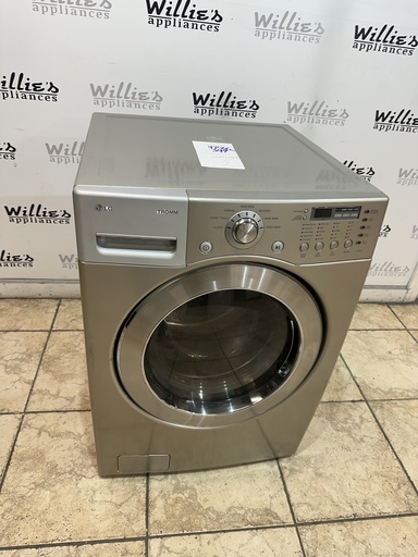 [97566] Lg Used Washer Front-load 27inches (Grey) 