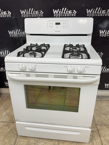 [97576] Frigidaire Used Natural Gas Stove 30inches (White) 