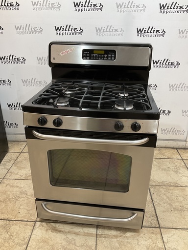 [97592] Ge Used Gas Propane Stove 30inches (Stainless Steel) 