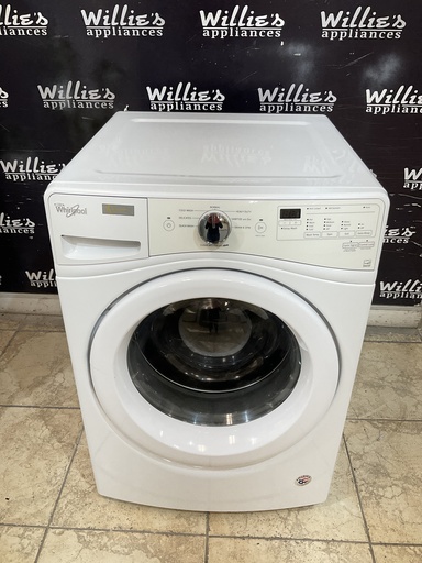 [97624] Whirlpool Used Washer Front-load 27inches (White) 